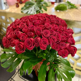  Antalya Çiçek Gönder 91 Kırmızı Gül Buketimiz