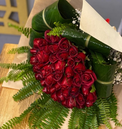 101 kırmızı gül buketi Çiçeği & Ürünü 39 Kırmızı Gül Buketi 
