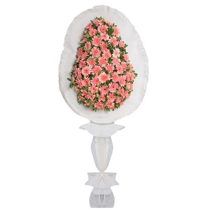 seramik helen kafa İçerinde orkide ve kırmızı güller Çiçeği & Ürünü Pembe Gerbera Sepet/Çelenk 
